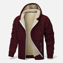 Men’s Fleece-Lined Winter Hoodie Jacket