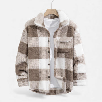 Men’s Velvet Plush Rabbit Fur Jacket