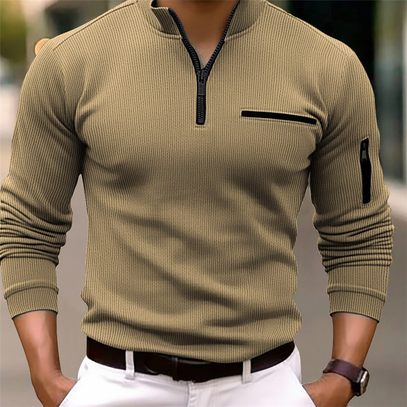 Men's Quarter Zip Shirt – Long Sleeve