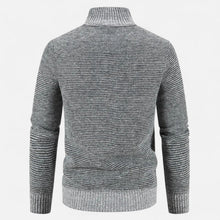Men’s Fleece Stand-Collar Patchwork Jacket