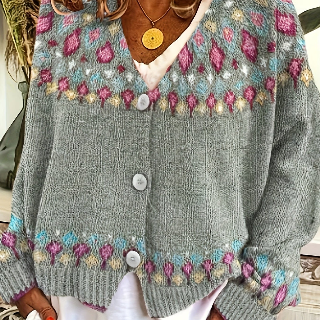 Women's Fair Isle Cardigan – Nordic Knit