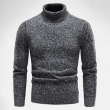 Men’s Knitted Turtleneck Sweater – Thick Winter Warmth