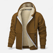 Men’s Fleece-Lined Winter Hoodie Jacket