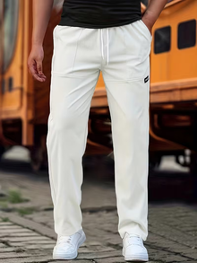 Casual Lightweight Straight-Leg Pants