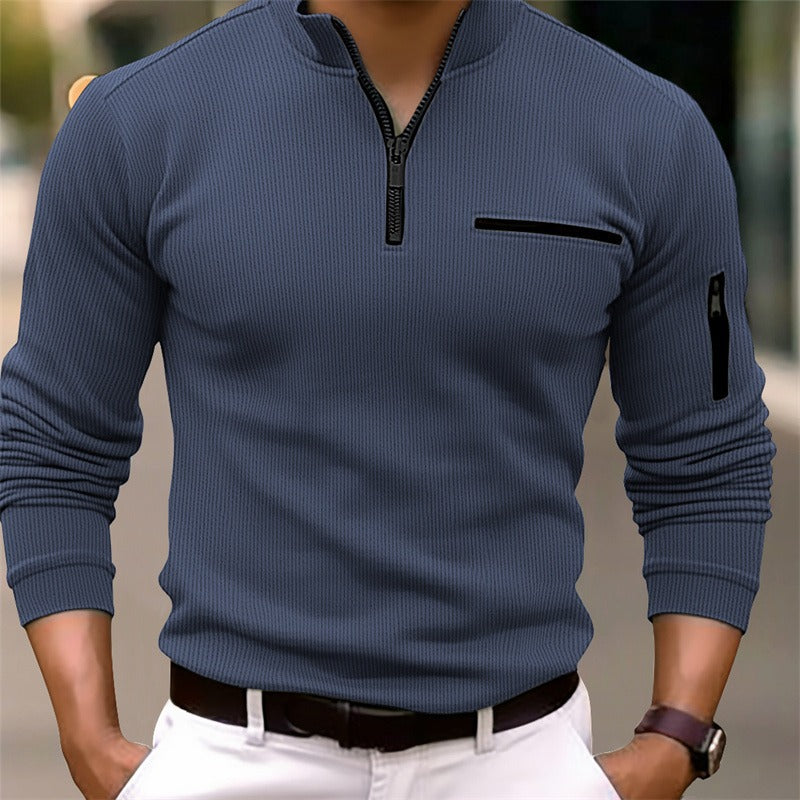 Men's Quarter Zip Shirt – Long Sleeve