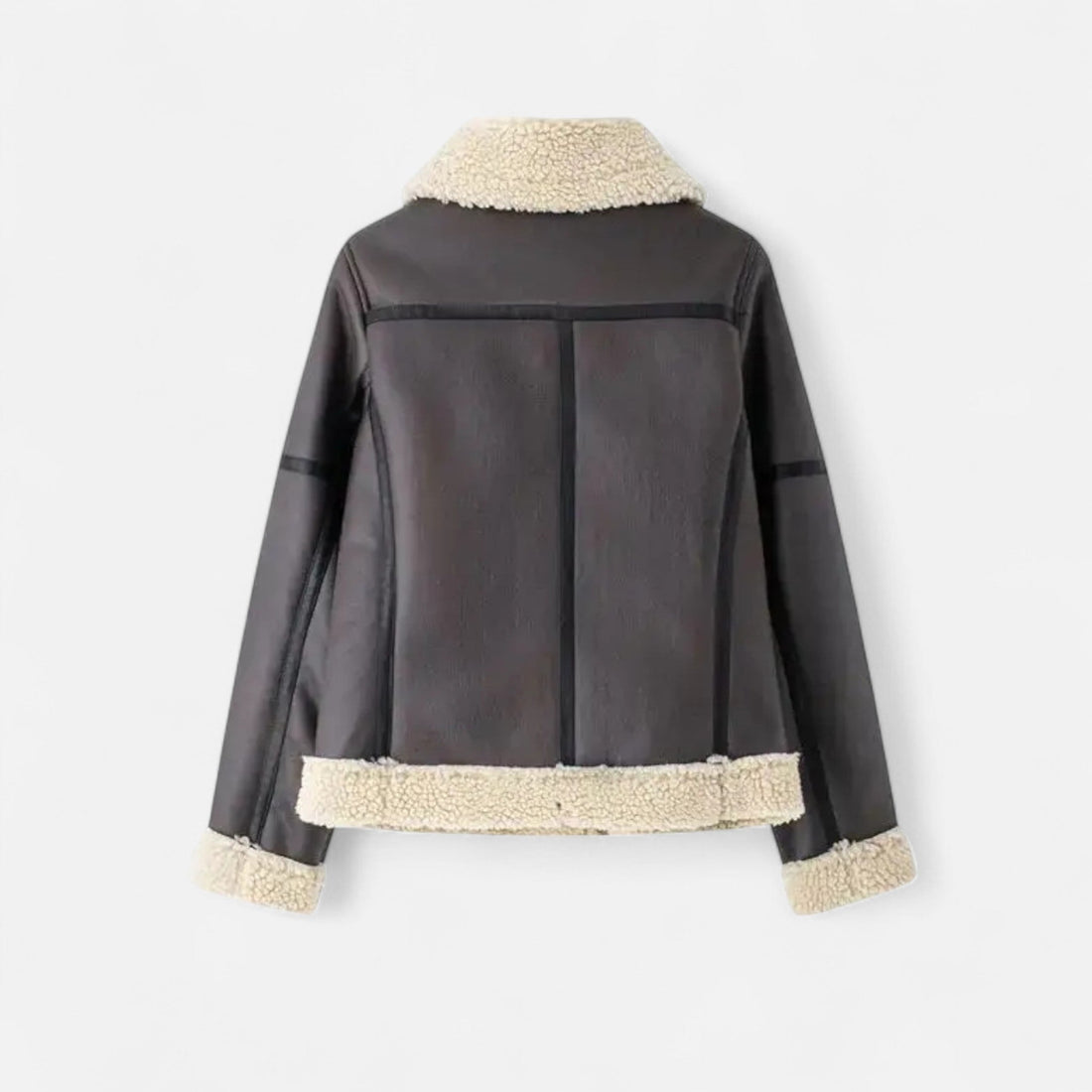 Women’s Autumn Belted Leather Jacket