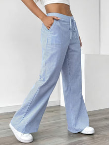 Women's Relaxed Wide-Leg Lounge Trousers