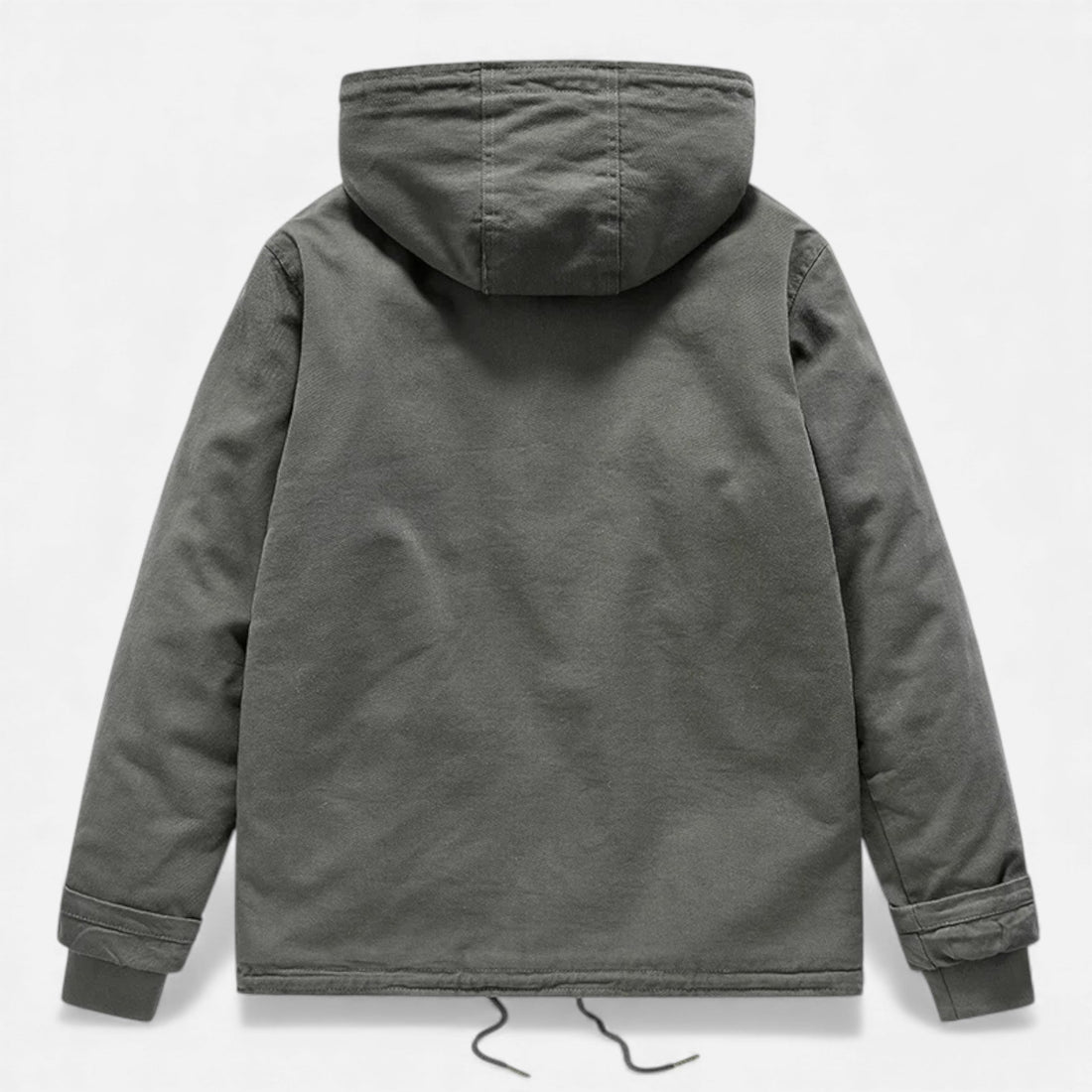 Men’s Lamb Fleece Hooded Winter Coat