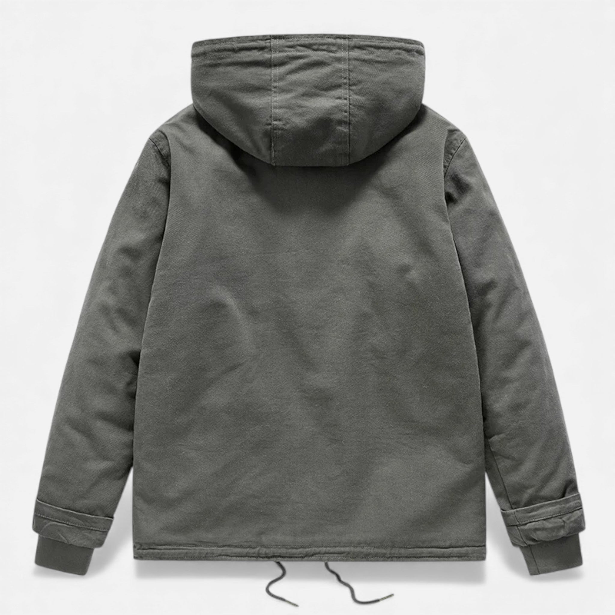 Men’s Lamb Fleece Hooded Winter Coat