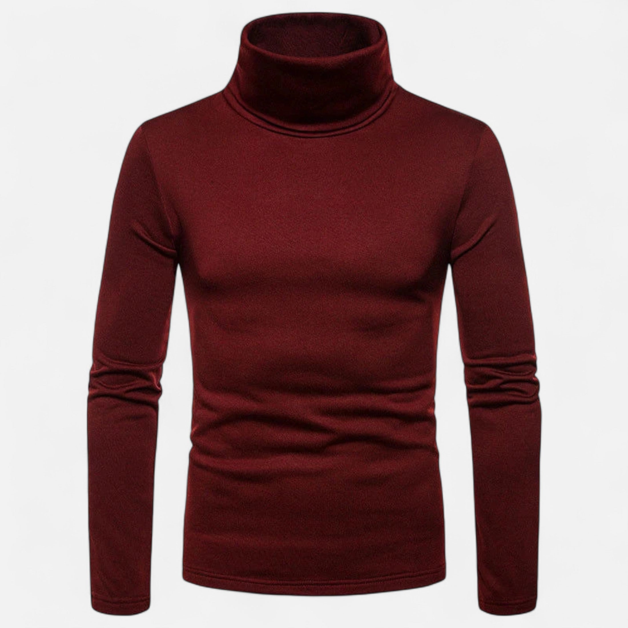 Men’s Slim Fit Turtleneck Sweater – Autumn Winter Stretch