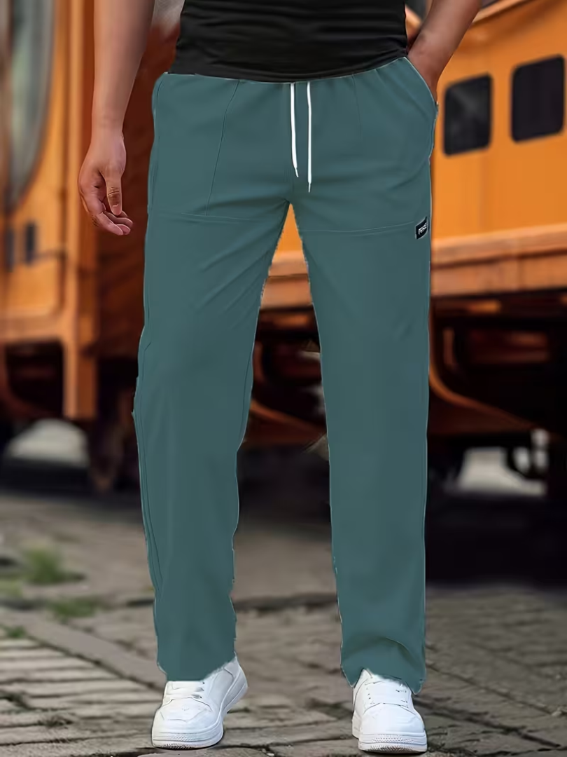 Casual Lightweight Straight-Leg Pants
