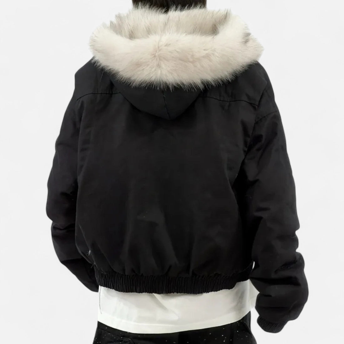Women's Hooded Coat Fur Collar Vintage Style