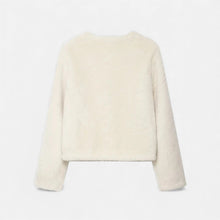 Women's Faux Fur Toggle Button Jacket