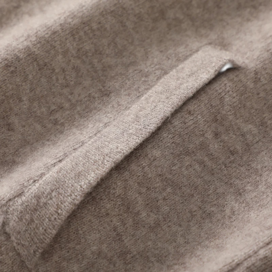 Men’s Wool-Cashmere Zip Business Sweater