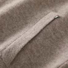 Men’s Wool-Cashmere Zip Business Sweater