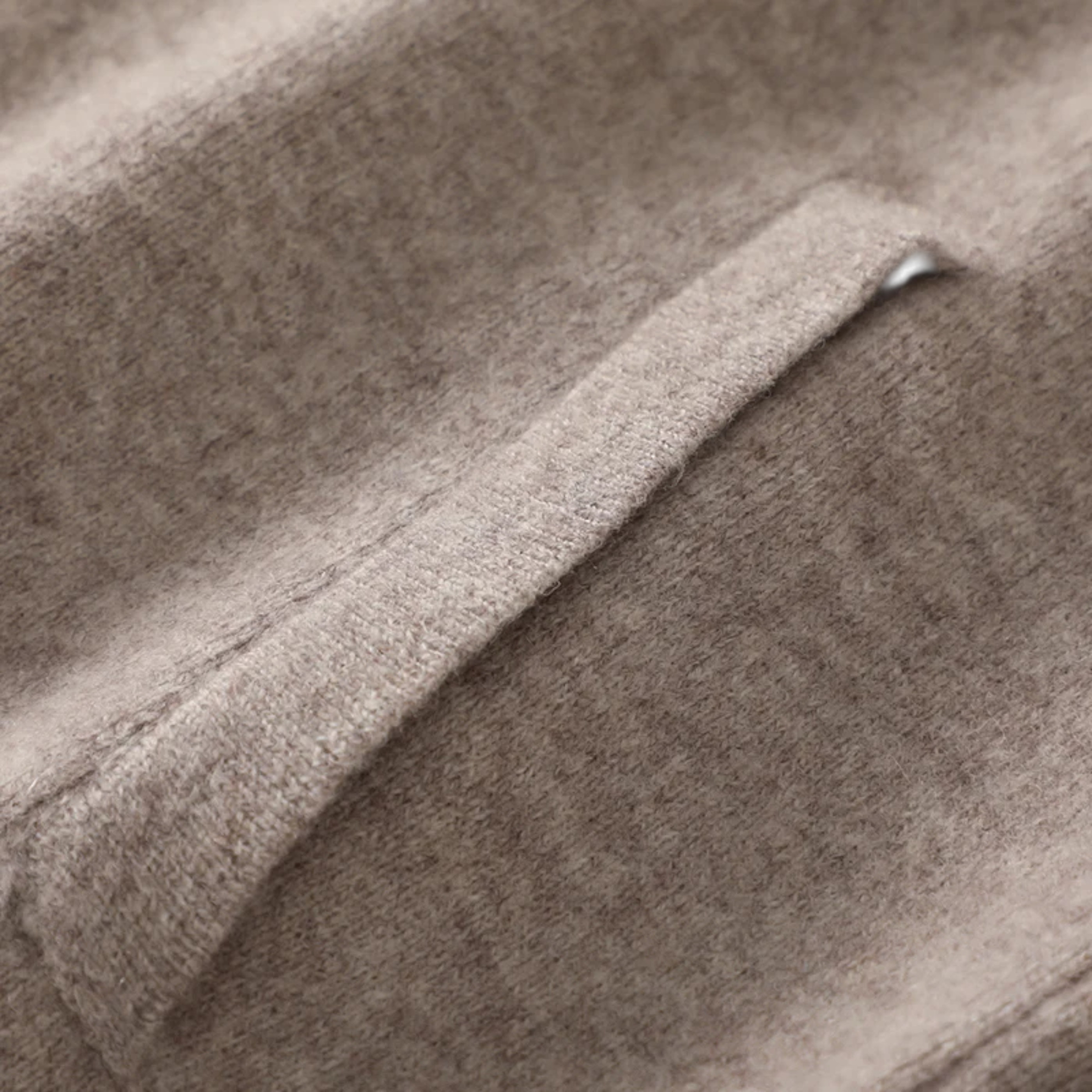 Men’s Wool-Cashmere Zip Business Sweater