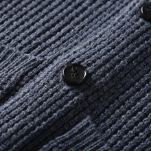 Men’s Button-Up Premium Wool Cardigan – Classic Slim Fit Style