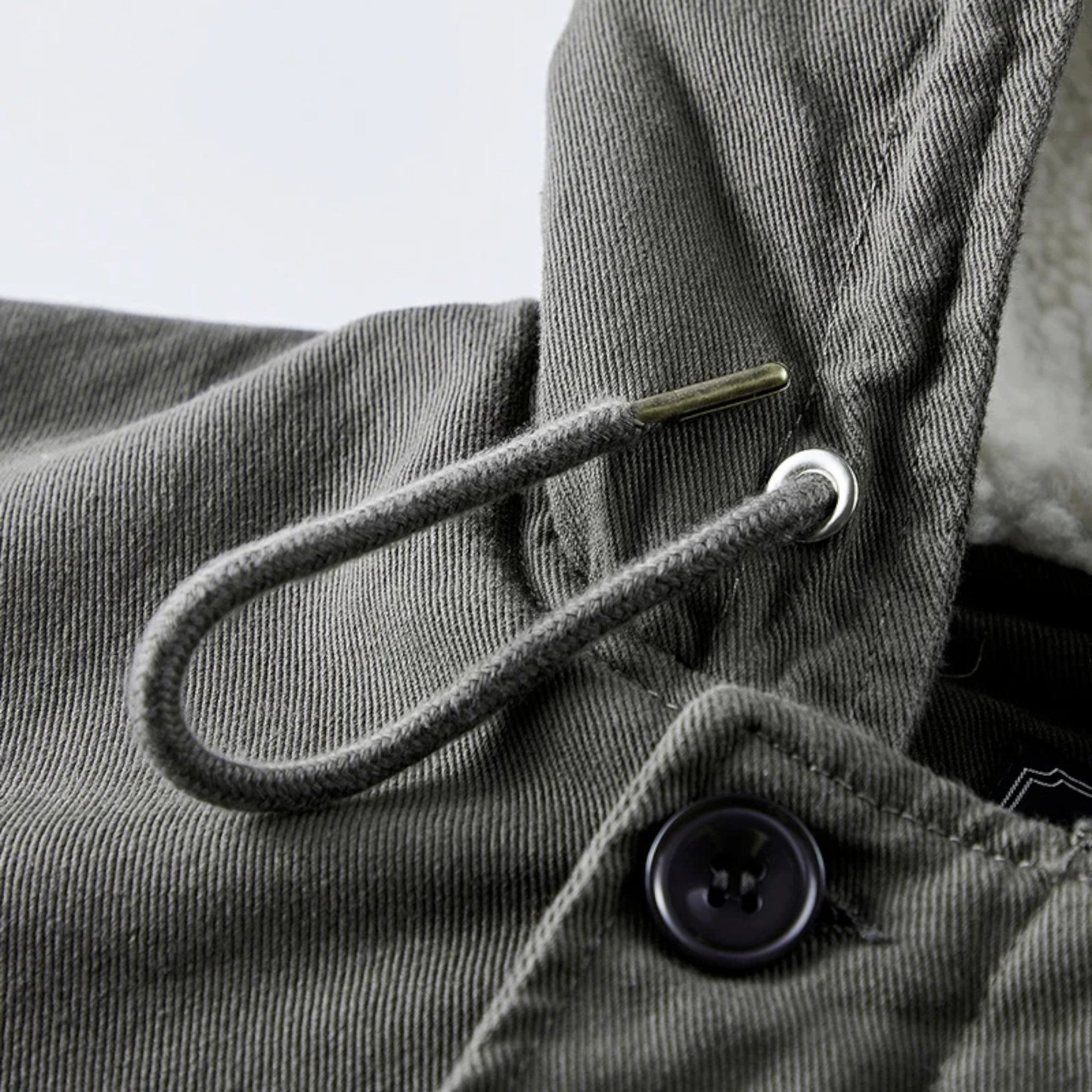 Men’s Lamb Fleece Hooded Winter Coat