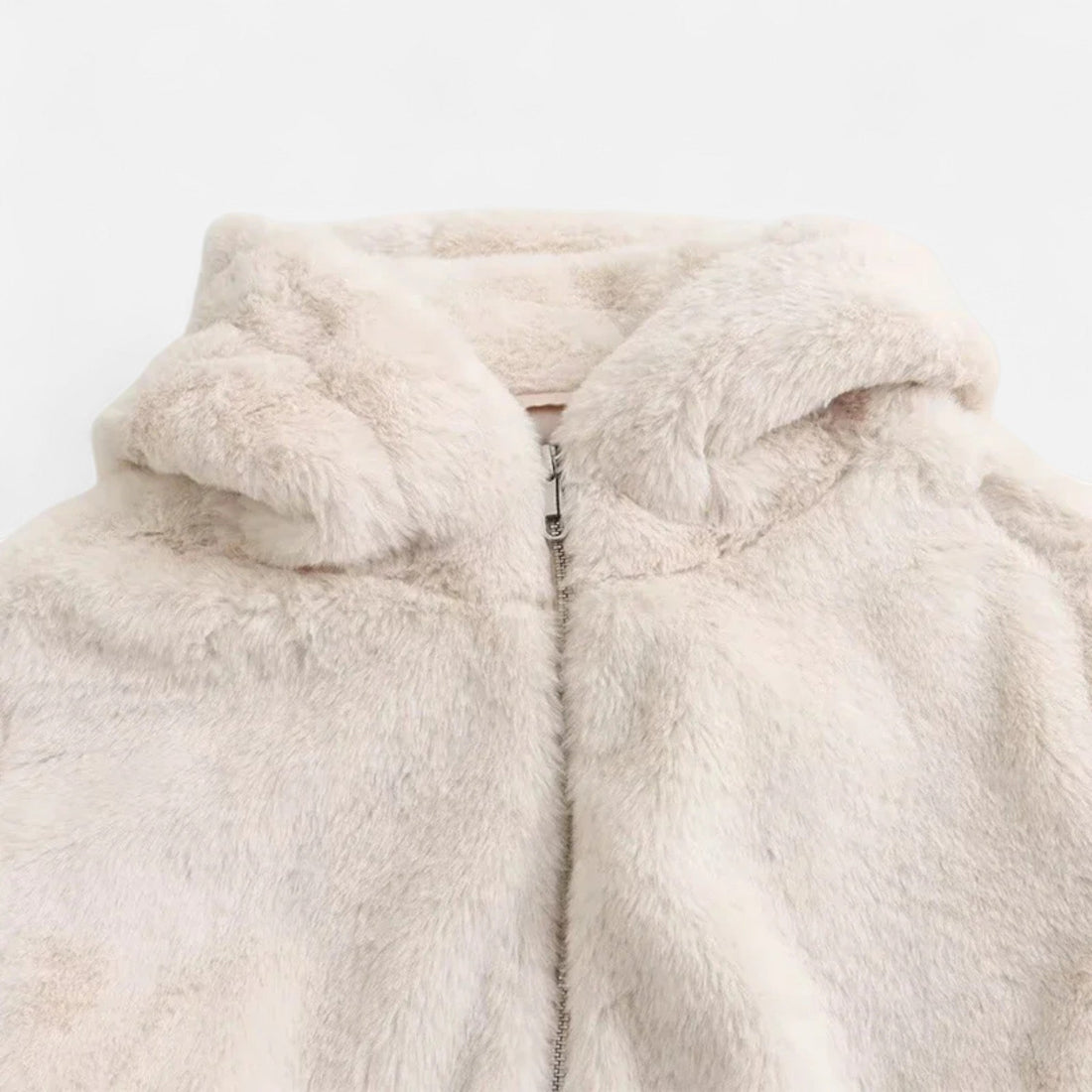 Women’s Hooded Faux Fur Coat – Winter Luxe Comfort