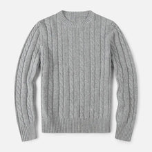 Men’s Cotton Blend Sweater – Timeless Round Neck Style