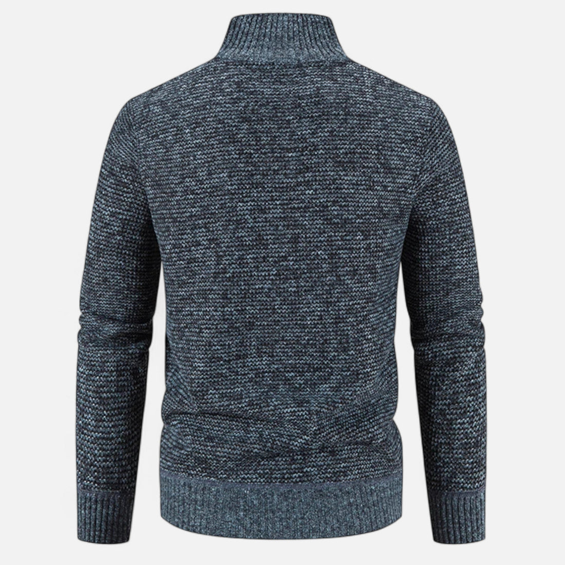 Men’s Fleece Stand-Collar Patchwork Jacket