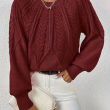 Relaxed Cable-Knit Sweater