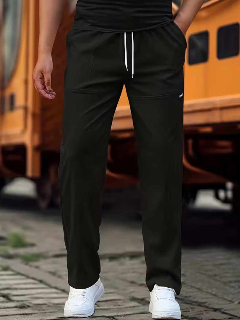 Casual Lightweight Straight-Leg Pants