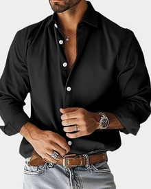 Men's Slim Fit Stretch Shirt – Button Down