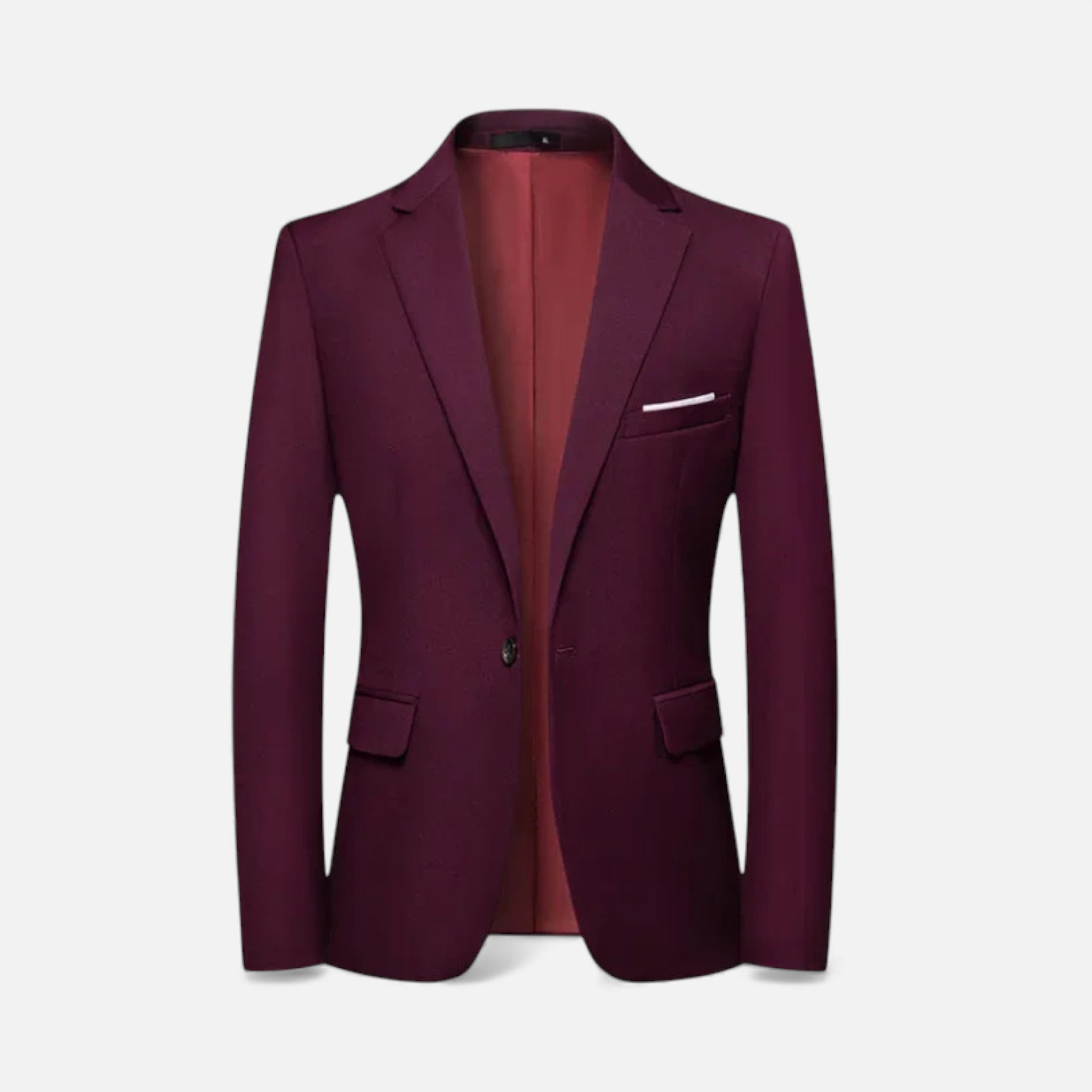 Men’s Single-Breasted Formal Blazer
