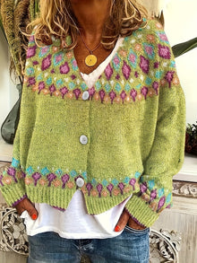Women's Fair Isle Cardigan – Nordic Knit