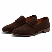 Men's Nubuck Loafers – Suede Slip-On Shoes