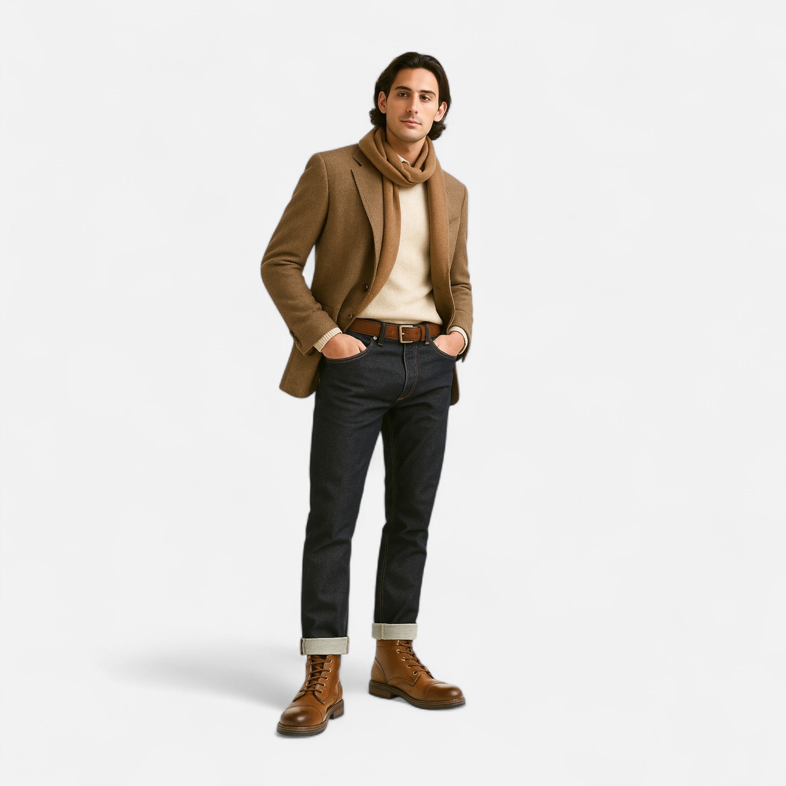 Men’s Lightweight Spring Leather Boots