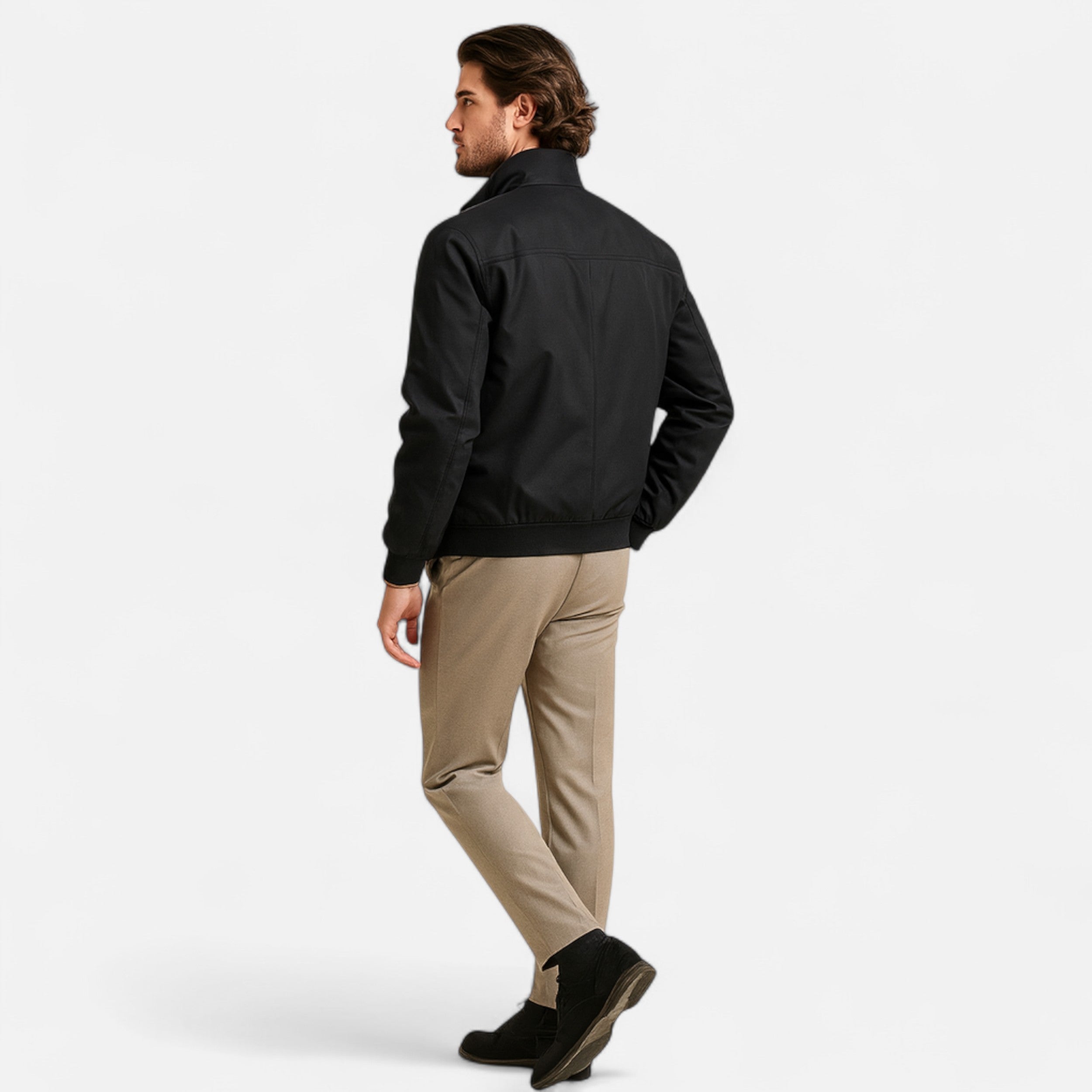 Men’s Slim-Fit Bomber Jacket