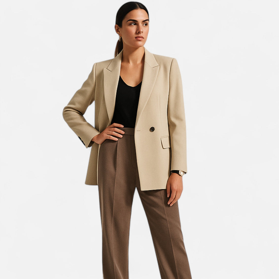 Women’s Double-Breasted Vintage Blazer