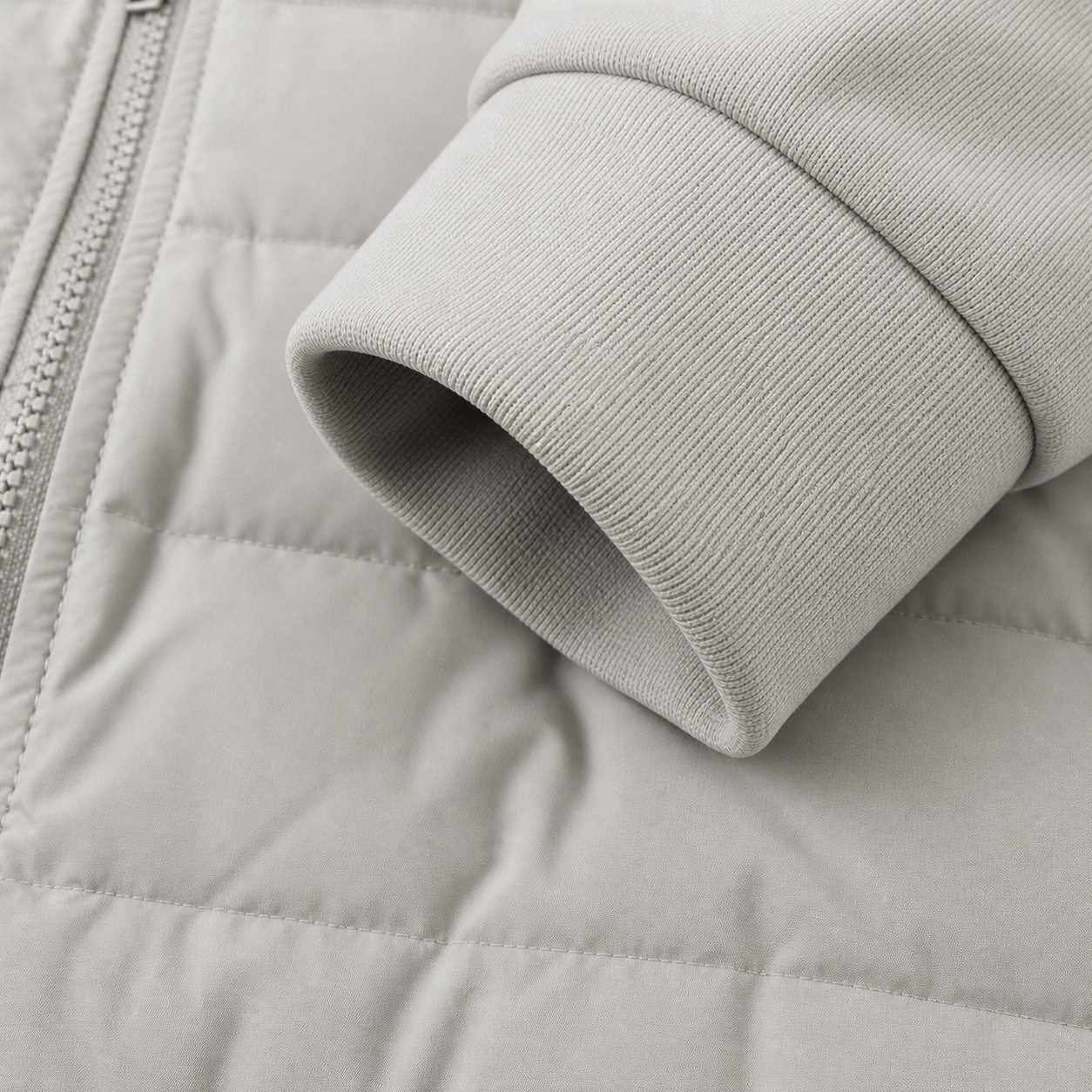 Men’s Hooded Down Jacket – Spliced Quilted Style