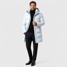 Men’s Premium Winter Down Parka – Hooded Insulated Elegance