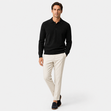 Men’s Merino Wool Polo Sweater