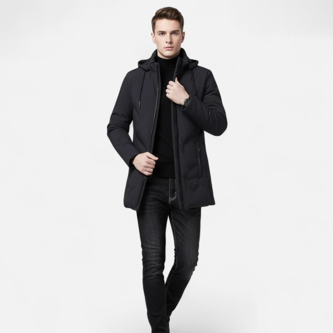 Men’s Heritage Hooded Cotton-Blend Parka