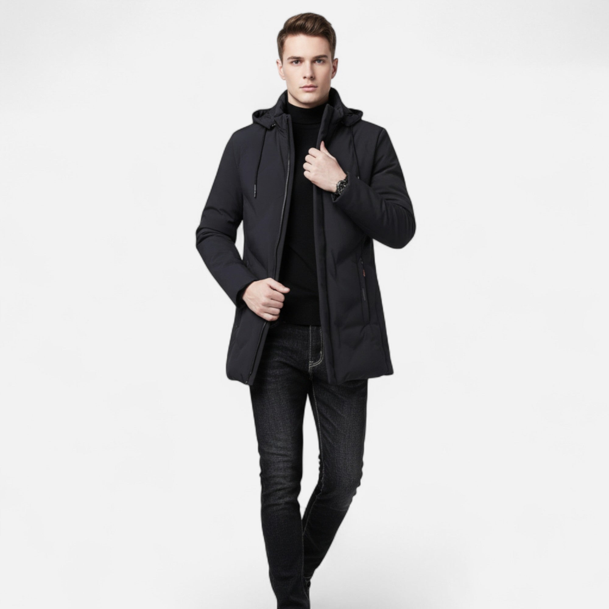 Men’s Heritage Hooded Cotton-Blend Parka