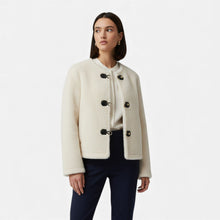 Women's Faux Fur Toggle Button Jacket