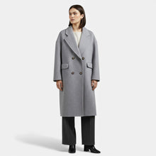 Women's Wool-Blend Double Pocket Winter Coat