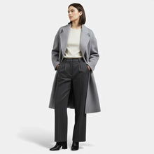 Women's Wool-Blend Double Pocket Winter Coat