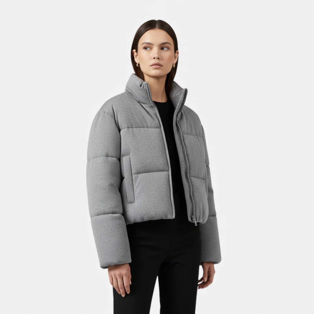 Women’s Knitted Cotton-Style Jacket