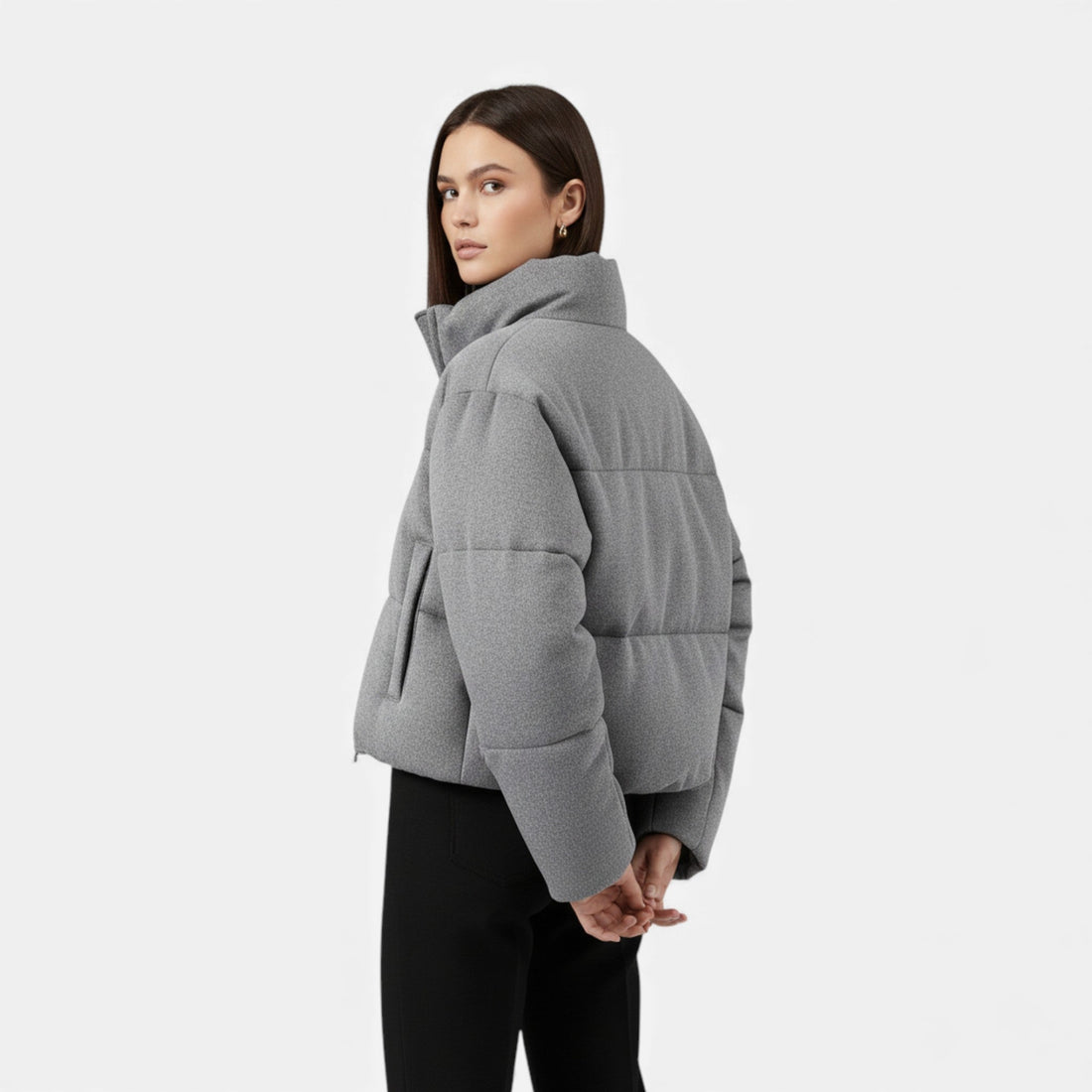 Women’s Knitted Cotton-Style Jacket