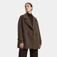 Women's Thick Alpaca-Blend Winter Coat