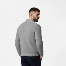 Men’s Button-Up Premium Wool Cardigan – Classic Slim Fit Style