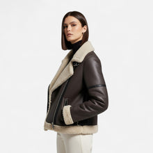 Women’s Autumn Belted Leather Jacket