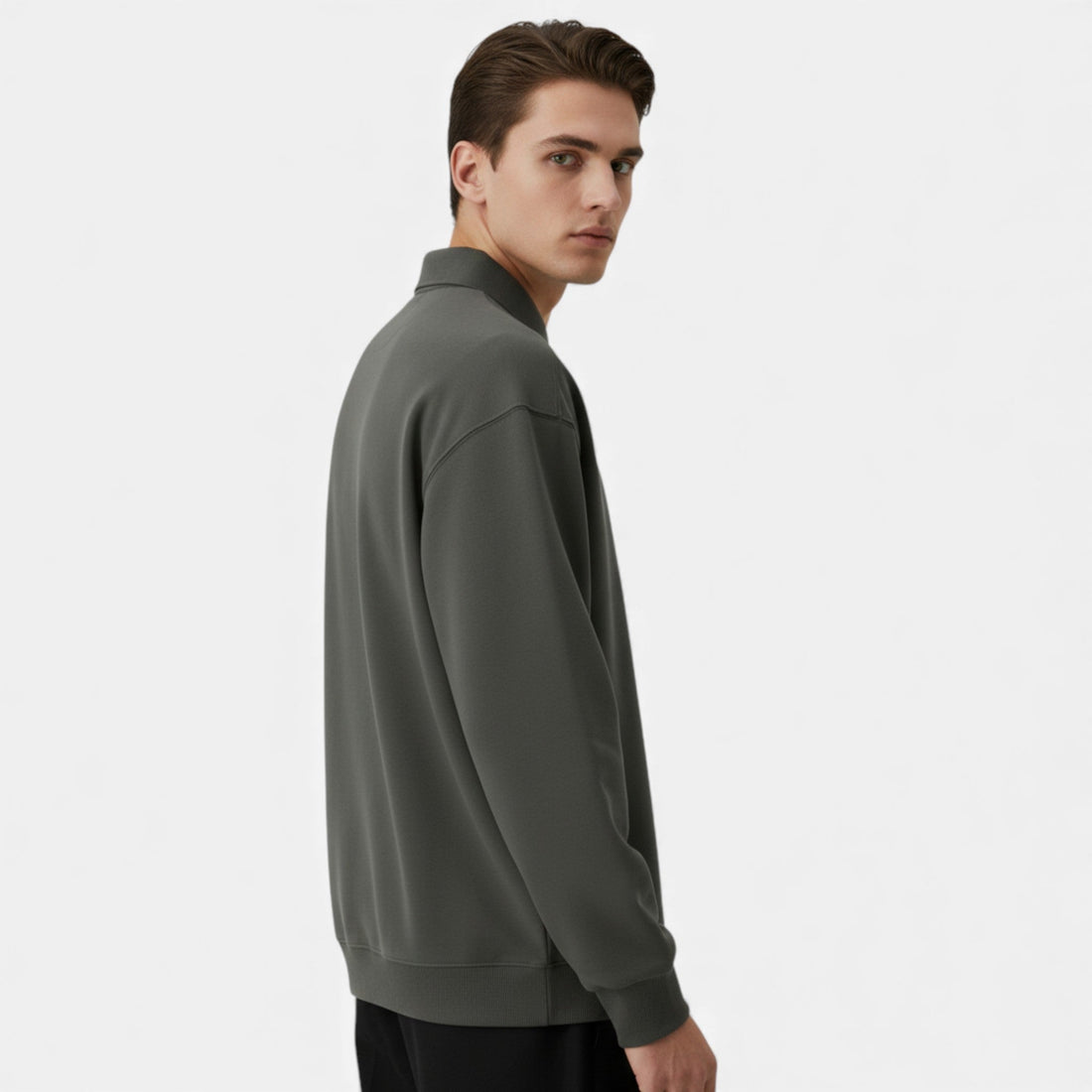 Men’s Polo Knit Sweater for Autumn/Winter