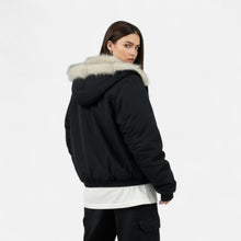 Women's Hooded Coat Fur Collar Vintage Style