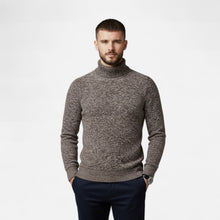 Men’s Knitted Turtleneck Sweater – Thick Winter Warmth